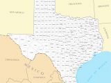 Refugio Texas Map Texas Map with Counties and Highways Texas County Map Map Od Texas