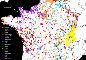 Regional Map Of France Regional Words for Mop In French Speaking Europe Maps