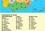 Regions In Spain Map Map Of Provinces Of Spain Travel Journal Ing In 2019