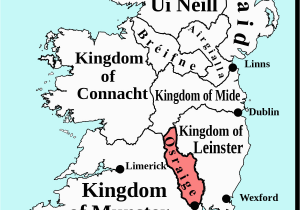 Regions Of Ireland Map Osraige Wikipedia