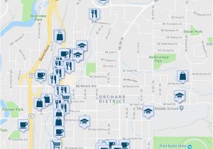 Registered Sex Offenders oregon Map Street Map Of Bend oregon Secretmuseum