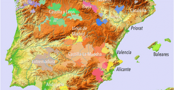 Relief Map Of oregon 4 Animated Relief Maps Of Europe S Famous Wine Regions