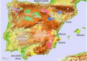 Relief Map Of Spain 239 Best Wine Related Maps Guides Images In 2017 French Wine