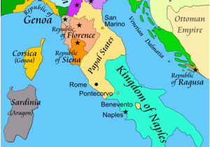 Renaissance Map Of Italy Italian War Of 1494 1498 Wikipedia