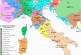 Renaissance Map Of Italy Map Of Italy In 1499 Interesting Maps Of Italy Karten Italia