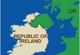 Republic Of Ireland On Map Counties Of the Republic Of Ireland