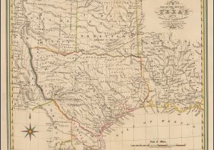 Republic Of Texas Map 1836 A Map Of the Republic Of Texas and the Adjacent Territories