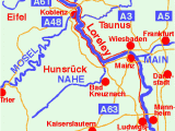 Rhine River Europe Map Map Of Germany Rhine River Maps German Valley Road Rhineland