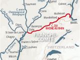 Rhone River France Map Rhone Rhine Canal Detailed Navigation Guides and Maps