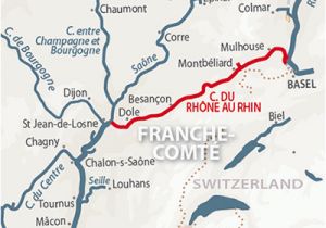 Rhone River France Map Rhone Rhine Canal Detailed Navigation Guides and Maps