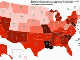 Richmond California Crime Map Richmond California Crime Map Valid Us Crime Rate Map by County