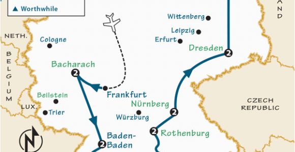 Rick Steves Europe Map Germany Itinerary where to Go In Germany by Rick Steves