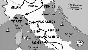 Rick Steves Italy Map Italy Itinerary where and when to Go to Italy by Rick Steves