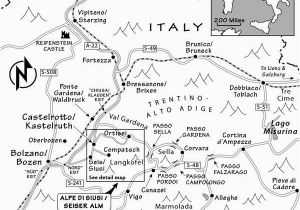 Rick Steves Map Of Italy Dolomites Travel Guide Resources Trip Planning Info by Rick Steves