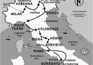 Rick Steves Map Of Italy Italy Itinerary where and when to Go to Italy by Rick Steves