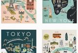 Rifle Colorado Map Amazon Com Rifle Paper Co asst City Map Set Office Products