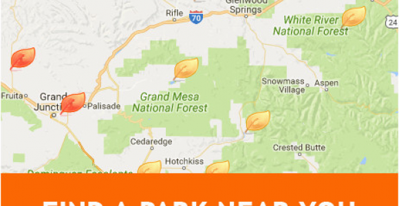 Rifle Colorado Map State Park Map