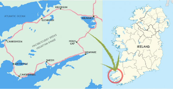 Ring Of Kerry Ireland Map Ring Of Kerry Ultimate Guide Updated for 2019 Vagabond tours