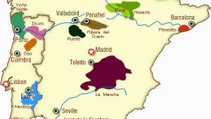 River Ebro Spain Map Spain and Portugal Wine Regions