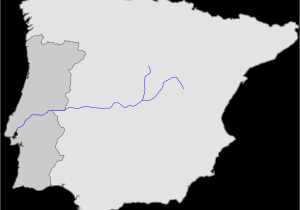 River Ebro Spain Map Tagus Wikipedia