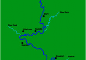 River Map Of England River Irwell Wikipedia