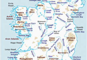 River Map Of Ireland List Of Rivers by Length Revolvy