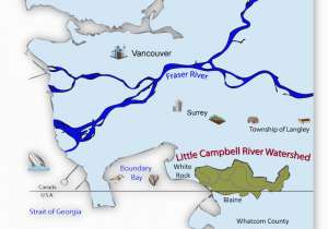 Rivers In Canada Map Little Campbell River Watershed A Rocha Canada