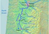 Rivers In oregon Map A Map Of the Willamette River Its Drainage Basin Major Tributaries