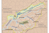 Rivers Of Tennessee Map Clinch River Wikipedia