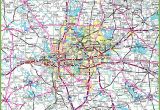 Road atlas Map Of Texas Dallas area Road Map