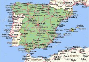 Road Map northern Spain Spain Map Stock Photos Spain Map Stock Images Alamy