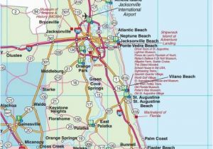 Road Map Of Alabama and Florida northeast Florida Road Map Showing Main towns Cities and Highways