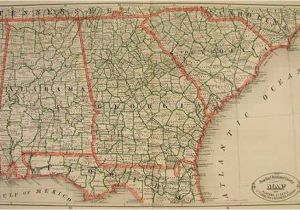 Road Map Of Alabama and Georgia New Rail Road and County Map Of Alabama Georgia south Carolina for