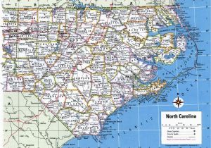 Road Map Of Eastern north Carolina Map Of Nc towns Inspirational north Carolina Road Map Maps Directions