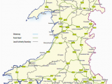 Road Map Of England Motorways Trunk Roads In Wales Wikipedia
