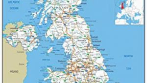 Road Map Of England with towns United Kingdom Uk Road Wall Map Clearly Shows Motorways Major Roads Cities and towns Paper Laminated 119 X 84 Centimetres A0