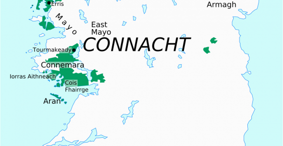 Road Map Of Ireland 2012 Gaeltacht Wikipedia