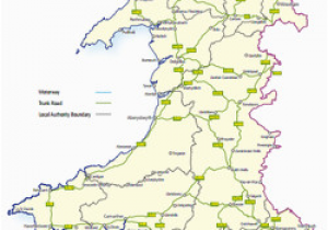 Road Map Of Ireland Pdf Trunk Roads In Wales Wikipedia