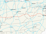 Road Map Of Kentucky and Tennessee Interstate 64 Wikipedia