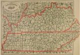 Road Map Of Kentucky and Tennessee Map Of Kentucky and Tennessee Fresh New Rail Road and County Map Of