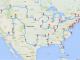 Road Map Of Michigan State This Map Shows the Ultimate U S Road Trip Mental Floss