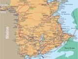 Road Map Of New Brunswick Canada Detailed Map Of New England Usa Download them and Print