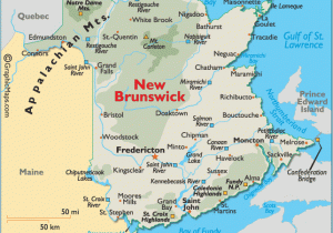 Road Map Of New Brunswick Canada New Brunswick Cn Map Showing the Province Of New Brunswick My