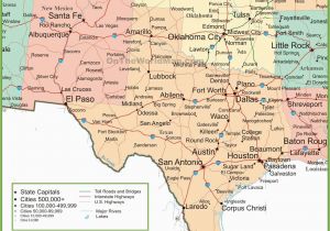 Road Map Of New Mexico and Texas Texas Oklahoma Border Map Maplewebandpc Com
