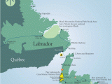 Road Map Of Newfoundland Canada Map Of Newfoundland and Labrador Showing the Location Of