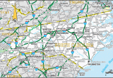 Road Map Of north Carolina and south Carolina north Carolina Road Map