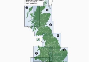 Road Map Of north East England ordnance Survey Road Map 7 south West England