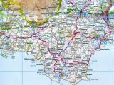 Road Map Of north East England ordnance Survey Road Map 7 south West England