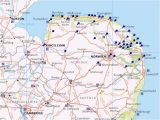 Road Map Of north East England where to Go In norfolk Including the norfolk Coast norfolk Broads