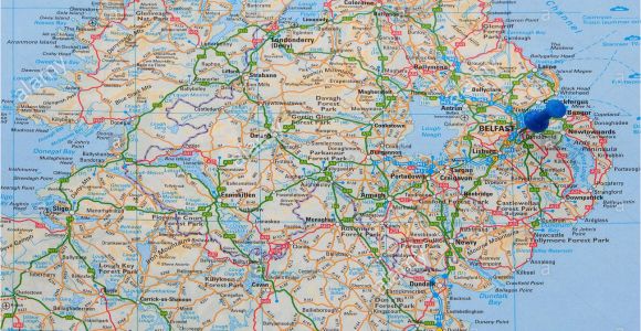 Road Map Of northern Ireland Ireland Map Stock Photos Ireland Map Stock Images Alamy